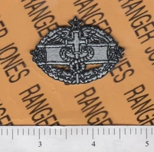 US Army Combat Medical Badge CMB 1.5" qualification 4th award cloth patch c/e 
