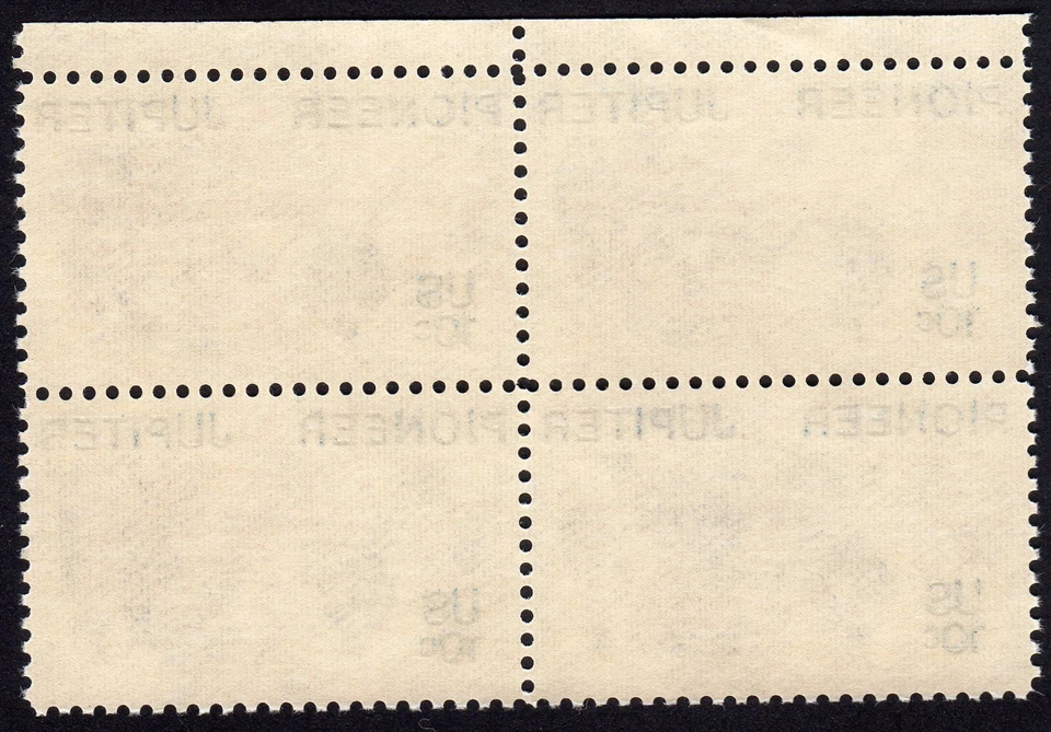 Scott #1556 Pioneer (Jupiter & Saturn) Block of 4 Stamps - MNH - Image 2 of 2