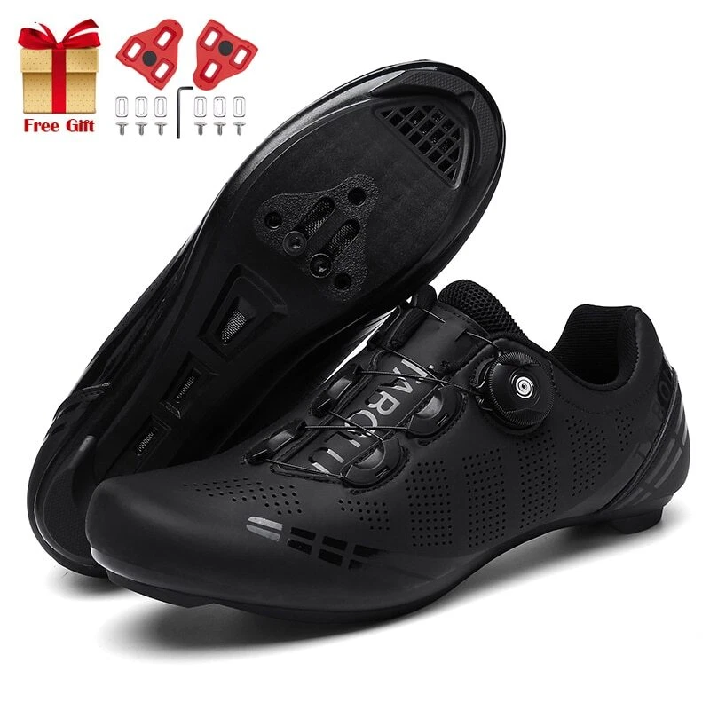 Hombres Ciclismo Tenis Mtb Bicicleta de Montaña Zapatos SPD Ruta Botines Carretera Suciedad Calzado Foto 3 de 4
