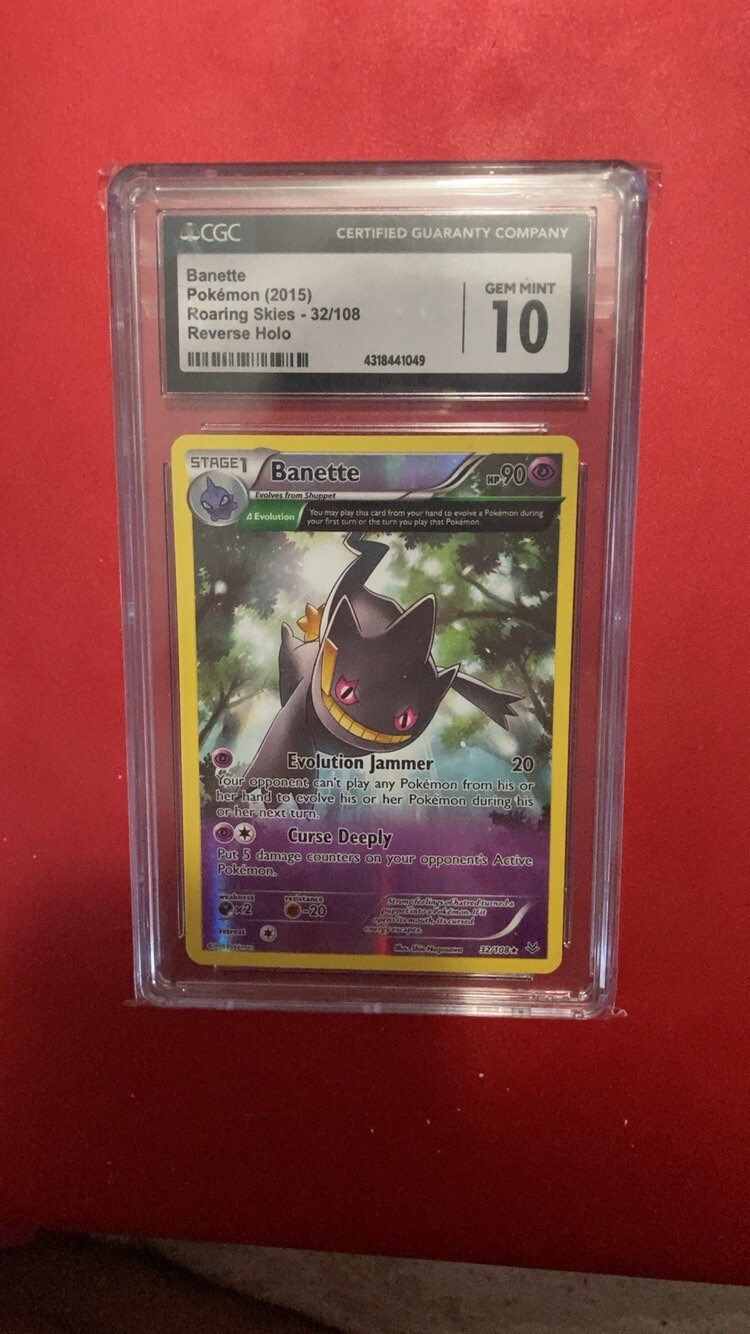CGC 10 Gem Mint Roaring Skies Banette 32/108