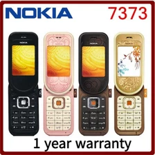 Nokia 7373 Bluetooth 2MP 2G GSM Unlocked Camera FM Music classic Phone