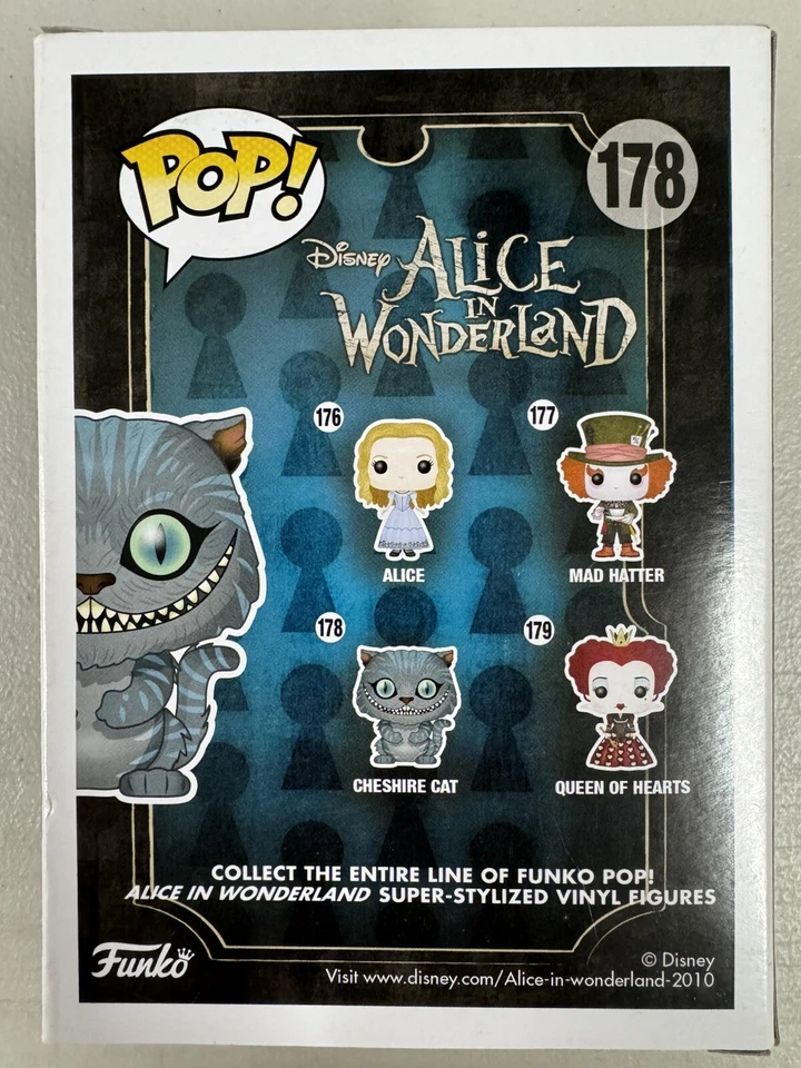 Gato de Cheshire (Flocked) 178 ~ Disney: Alicia en el País de las Maravillas ~ Vinilo Funko Pop + P/P Foto 3 de 4