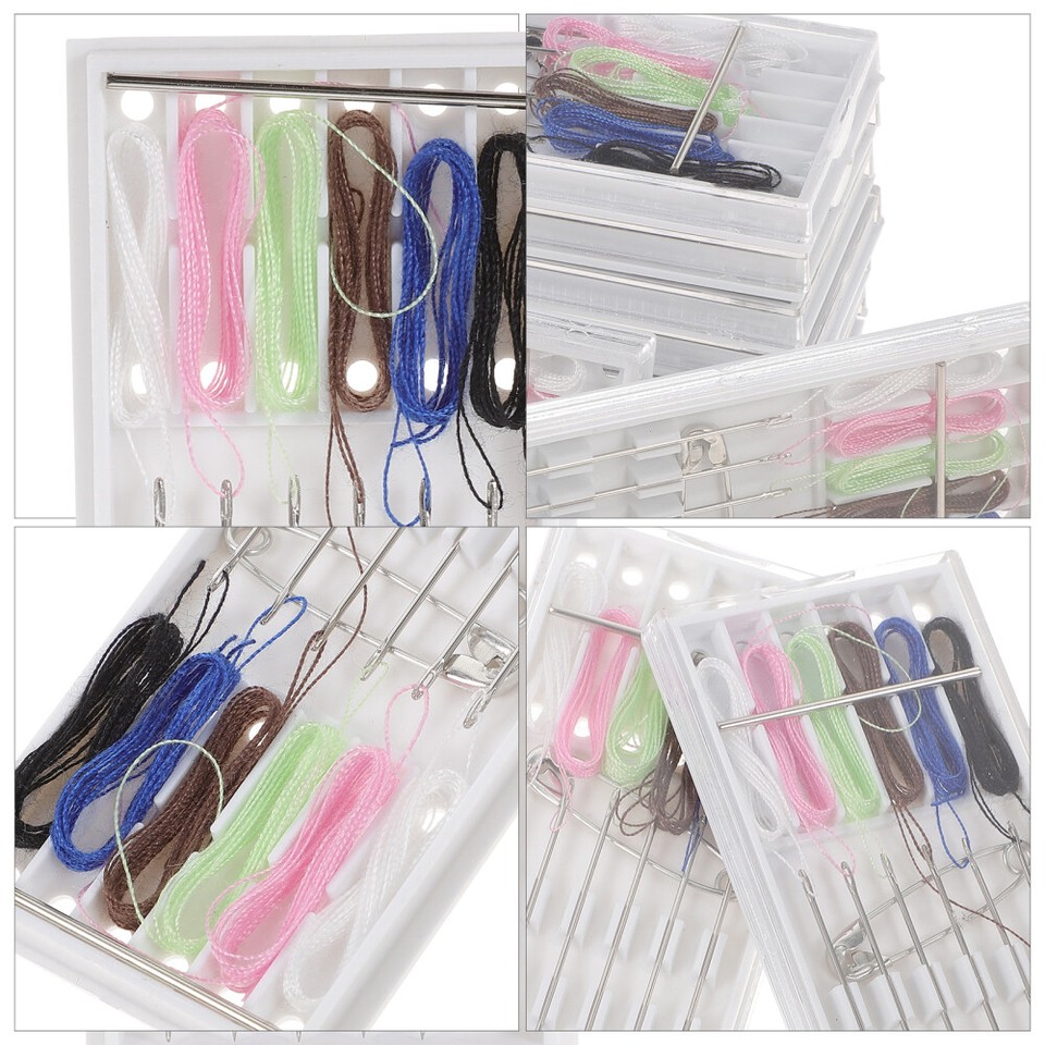 10 Packs Mini Swing Kit Sewing Thread for Hotel Needle Travel
