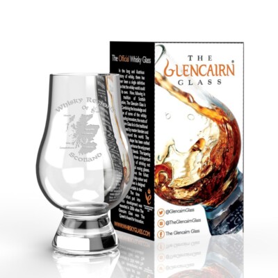 GLENCAIRN WHISKY REGIONS OF SCOTLAND SCOTCH MALT WHISKY TASTING GLASS