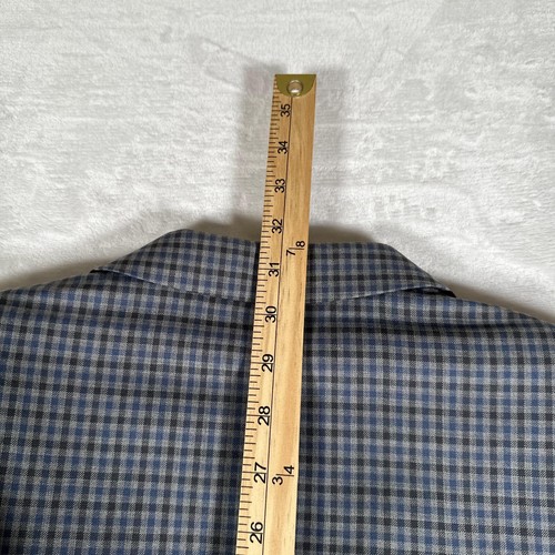 Peter Millar Blazer Men Size 44R Sport Jacket Two Button Checked Made in Canada - Picture 5 of 14