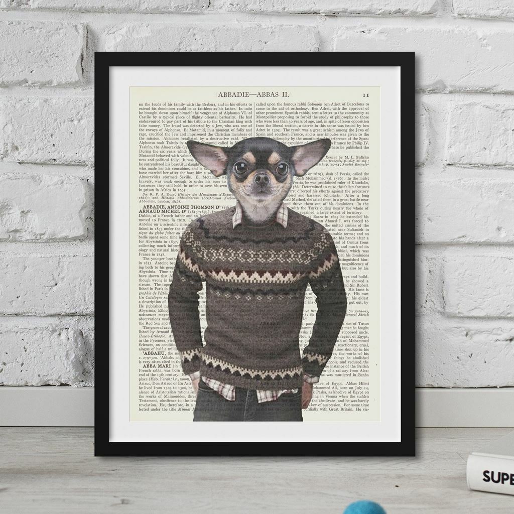 Animal Head Human Body Hipster