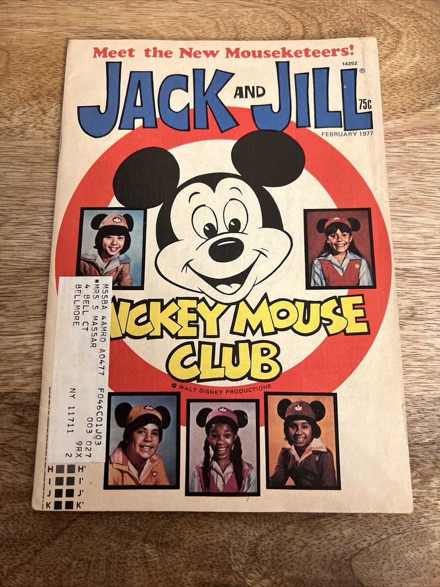 Jack And Jill Mickey Mouse Club Walt Disney Vintage (1977) Book