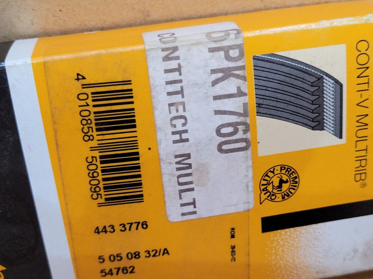 ContiTech 6PK17606 Rib Drive Belt 90916W2015 90916W2017 9091602715  