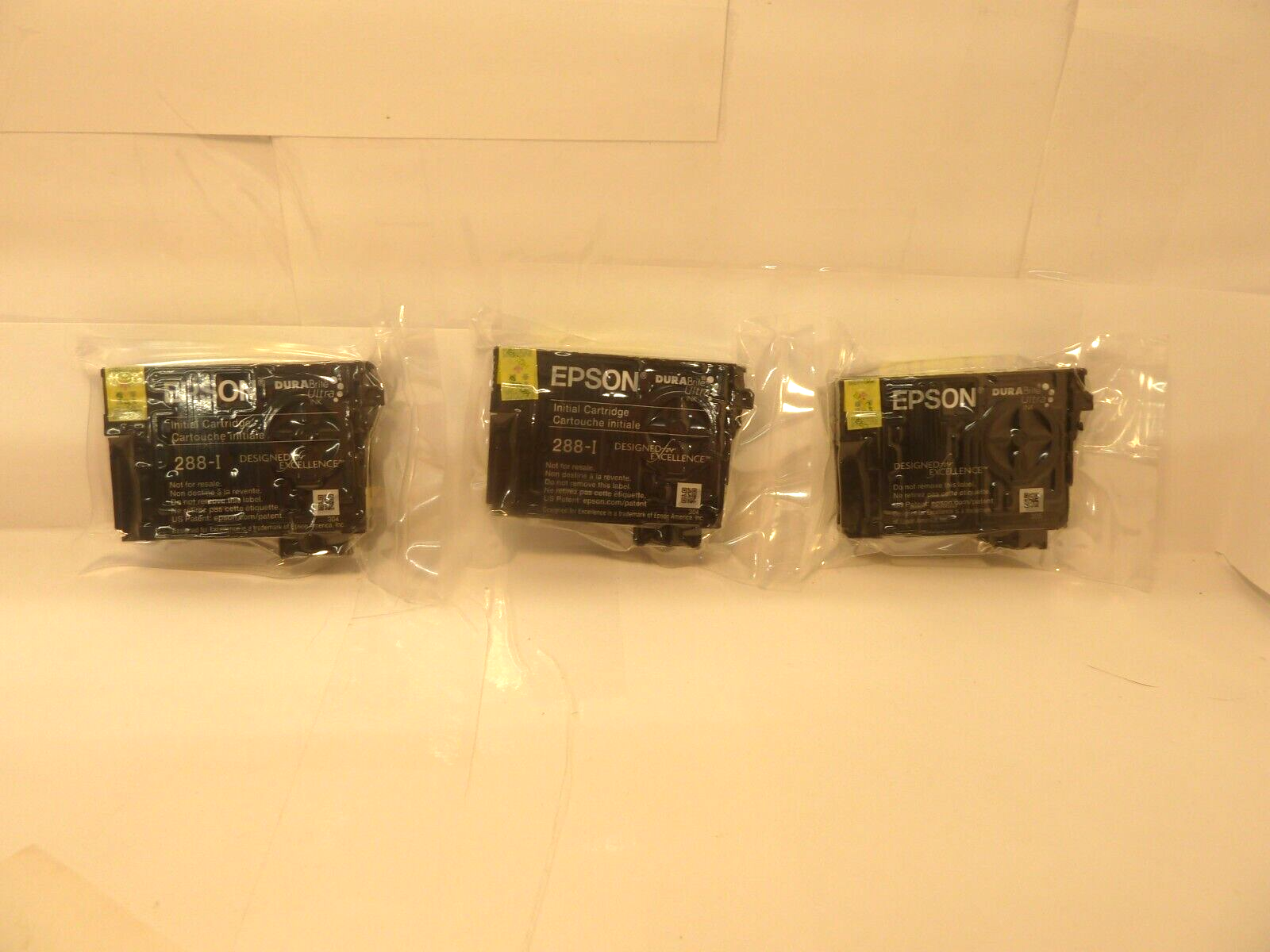 Epson 288 Ink Set of 3 Yellow NEW OEM Sealed Genuine 288i XP 330 340 ...