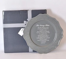 Temp-tations 11.5" Giving Plate with Gift Box,Serving Tray, Friendship H227299