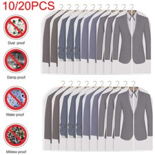 10/20x Suit Cover Hanging Garment Storage Bag Dress Clothes Coat Dust-proof 40"