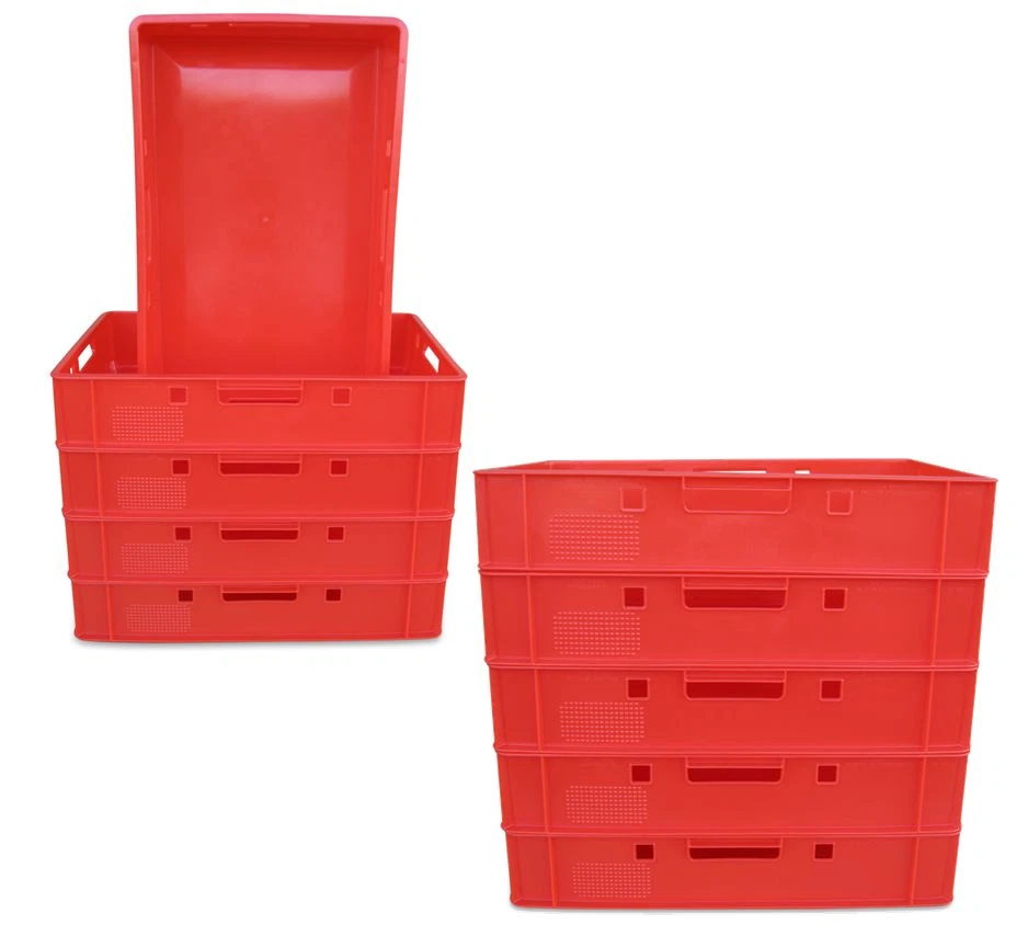 10 x Eurofleischkiste E1 stapelbar Lagerkiste Metzgerkiste Kiste Box Behälter