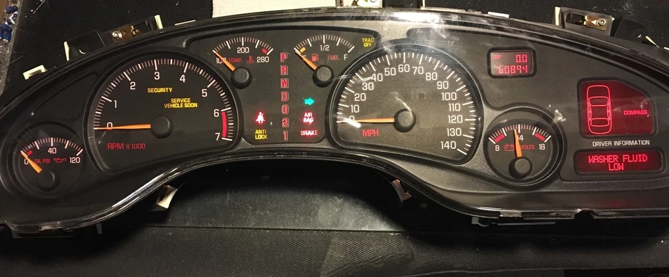 SERVIÇO DE REPARO 2000-05 GM Pontiac BONNEVILLE painel de instrumentos 01 02 03 - Imagem 2 de 4