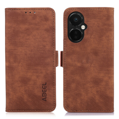 For OnePlus Nord CE 3 Lite, Luxury Wallet Flip Retro Leather Matte Case Cover