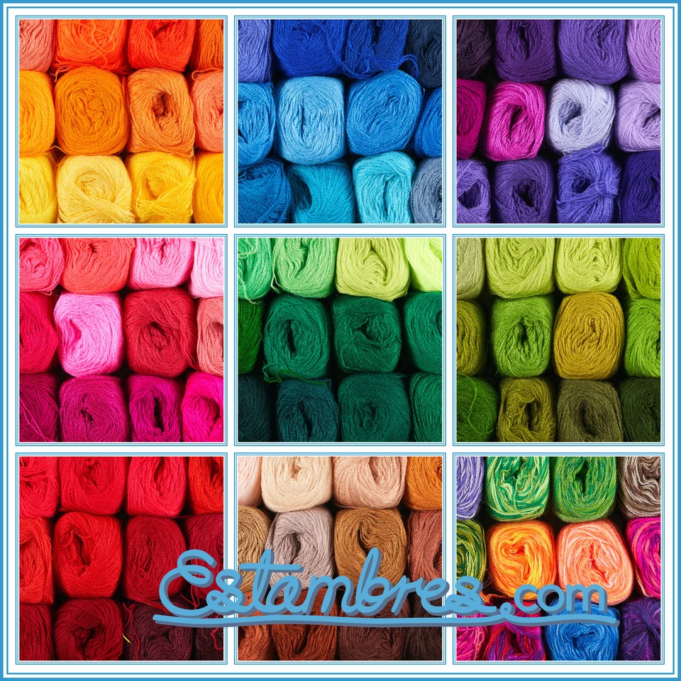 ACRILAN 3 HEBRAS [Multicolor Pack] - 15grs 12-Pack of 3-thread yarn for crafts - Image 3 of 3