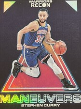2021-22 Panini Recon Stephen Curry Maneuvers Insert Holo GSW Warriors