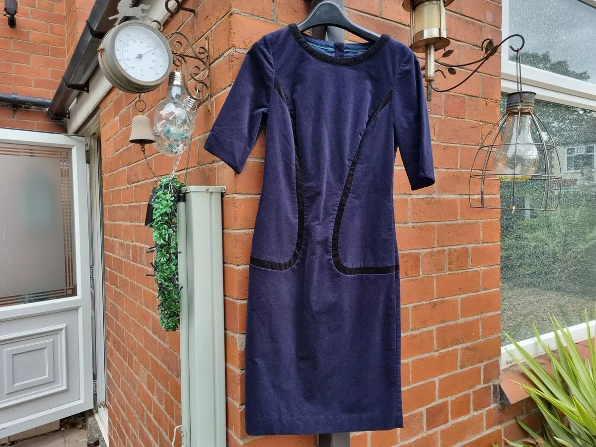 Boden Dress 6L Aggie Cord Velvet Dress WW142 MAN1 eBay