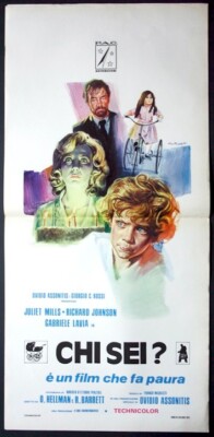 Chi Sei? Manifesto Cinema Horror 1974 Beyond The Door Movie Locandina Originale