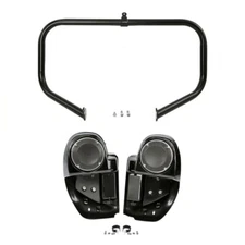 Engine Guard &Lower Vented Fairing Speaker Pod Fit For Harley Street Glide 14-24