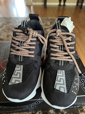 Versace Wmns Chain Reaction 2 'Black' | eBay