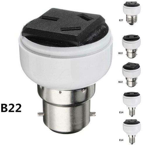 E27/B22 Lamp Light Socket Holders Screw Bulb Convert To AU Power Female Outlet - Picture 6 of 16
