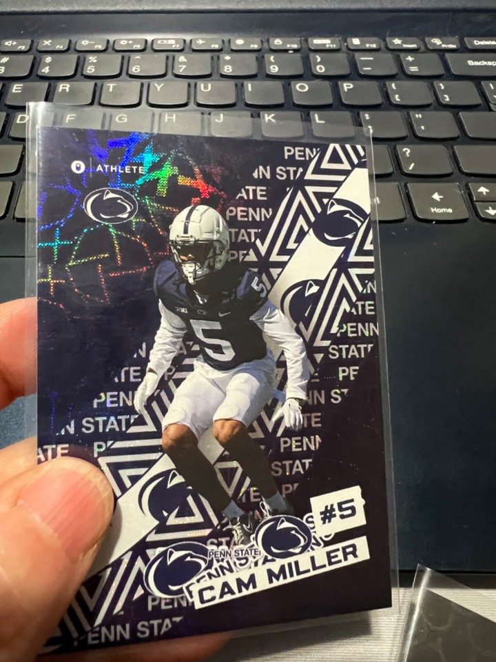 Cam Miller 5 2024 Onit Penn State Nittany Lions Holo foil Insert eBay