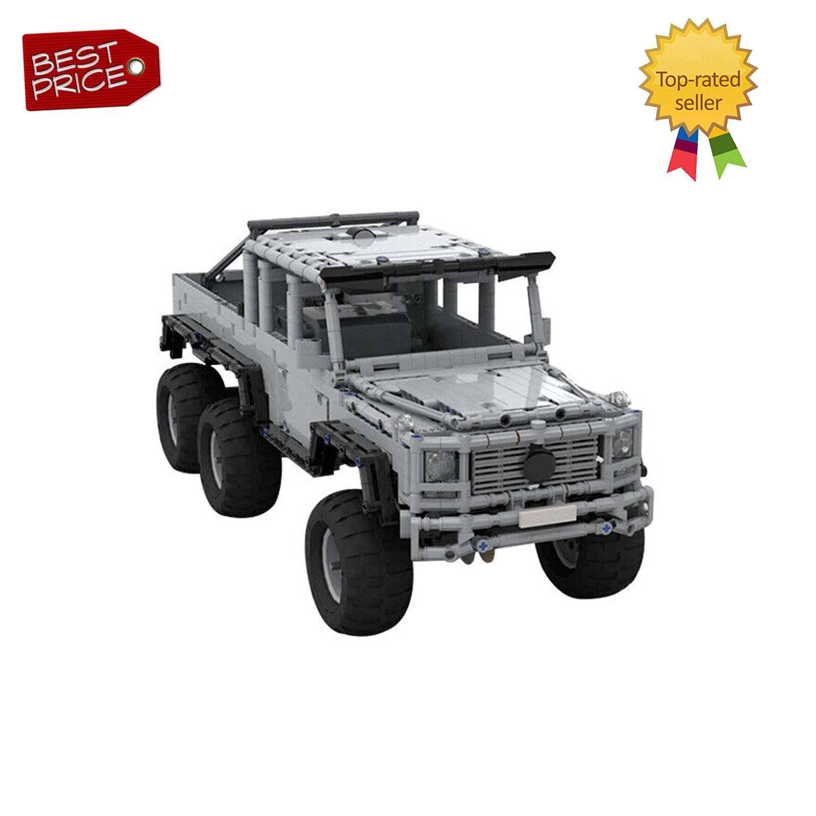 MOC: G-class 6╳6 Off-road SUV Model with Power Functions 1700 Pieces Toys Set
