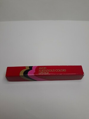 AVON FLIRTATIONS COLORS LIPSTICK ~ Red Hearts ~  NEW NOS AV-03A Free Ship