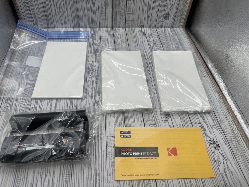 KODAK PHOTO PRINTER CARTRIDGE & PAPER 40 SHEET PHC-40 BNIB! Open box Extra Paper