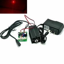 Focusable 650nm 660nm 200mW Dot Red Laser Diode Module w/ 12V Adapter