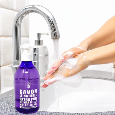 savon le naturel extra pur de marseille Fleur Miel de Lavande Lavendelhonig 500m