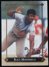 1992 Gold Leaf Rookies Raul Mondesi #BC-16 Baseball Card Los Angeles Dodgers RC