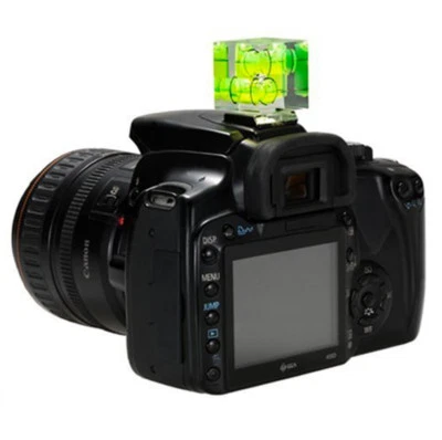 LIVELLA SLITTA FLASH ADATTO A CANON EOS 77D 800D 5D MARK II III IV LEVEL BUBBLE