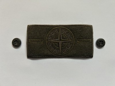 Stone Island Ghost Patch Badge Logo Zeichen Etikett Grün