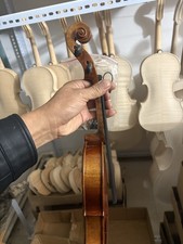 Ready to Play Powerful Warm Sound Fine Flame Handmade 3/4 Violin with Case Bow