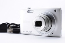 Nikon Coolpix S3300 Silver Excellent 5 Compact Digital Camera Z0325