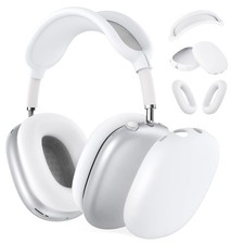 Silicone Case Cover for AirPods Max - 3 in 1 Protector Kit White