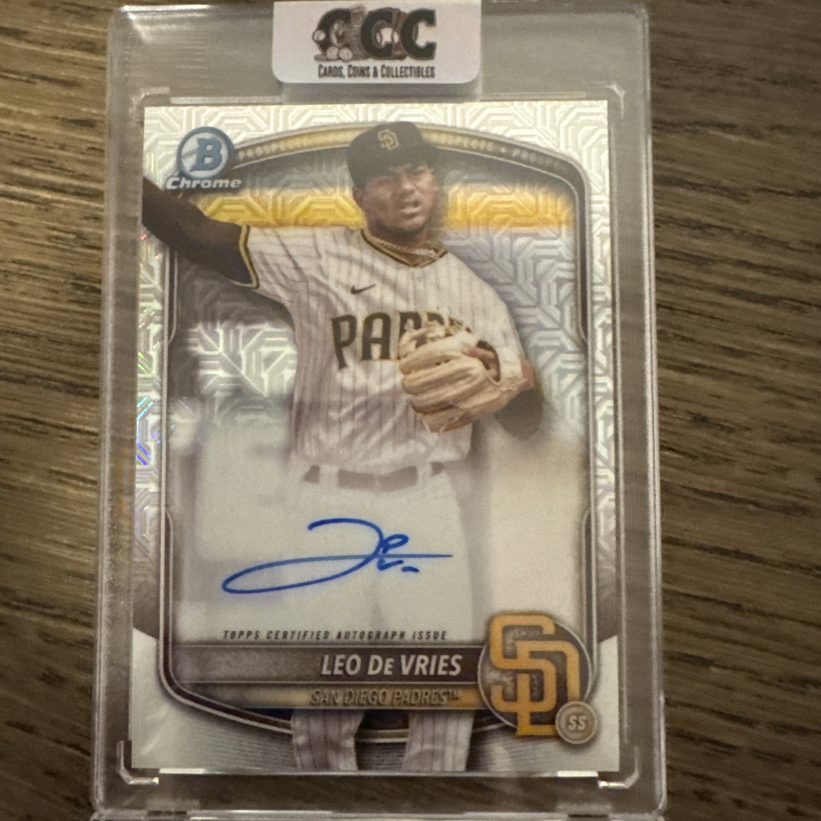 2025 Bowman Chrome Leo de Vries Mojo Auto