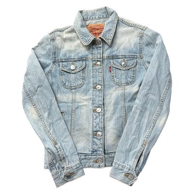 Levis 78265 Jeansjacke Light Wash Typ 2 Trucker Blau Damen XS