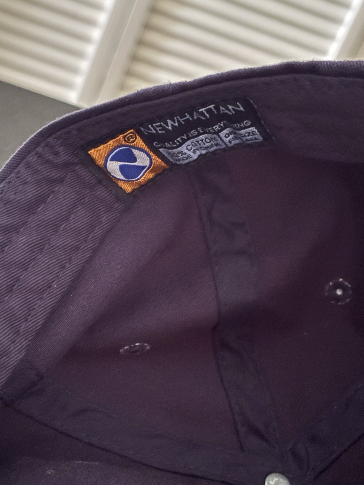 Alien Head Patch Hat Cap Navy Blue OSFA Adjustabl… - image 6