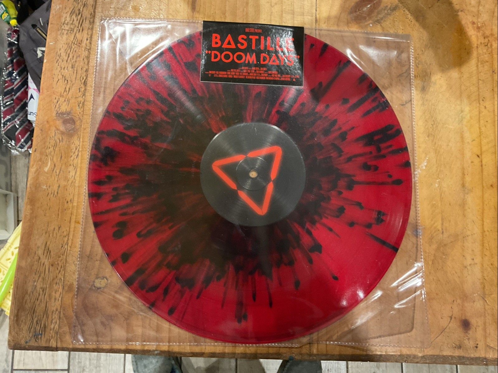 Bastille Doom Days Limited Edition Red Splatter Vinyl