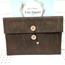 Borsa pochette in pelle PVC modello ETRO Paisley borsa per documenti unisex