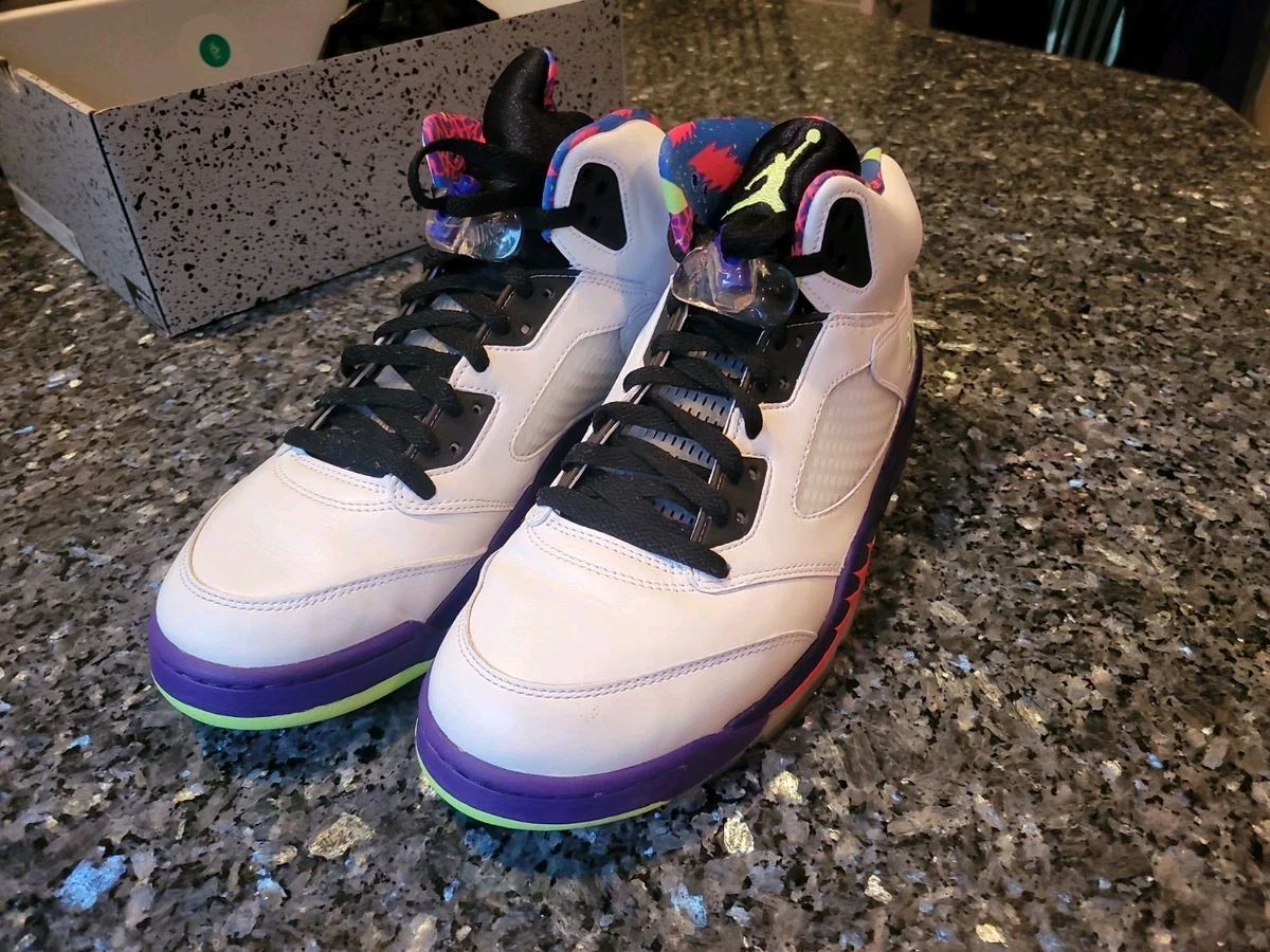 Jordan 5 Retro Alternate Bel-Air Court Purple Ghost Green Racer