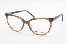 NEW CHAMPION WCFIT C01 BROWN BLACK AUTHENTIC EYEGLASSES 52-17