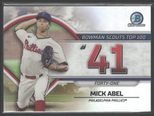 2023 Bowman #BTP-41 Mick Abel Bowman Scouts Top 100