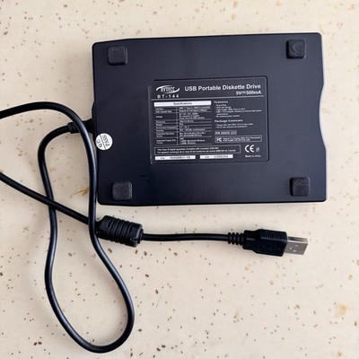Bytecc Slim USB External 3.5'' Floppy Disk Drive BT-144