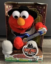 Fisher Price Sesame Street Country Elmo Singing Plush Guitar Cowboy Hat 2000