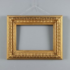 Antique Frame Carved Gilded Wood Italy XIX Century Original