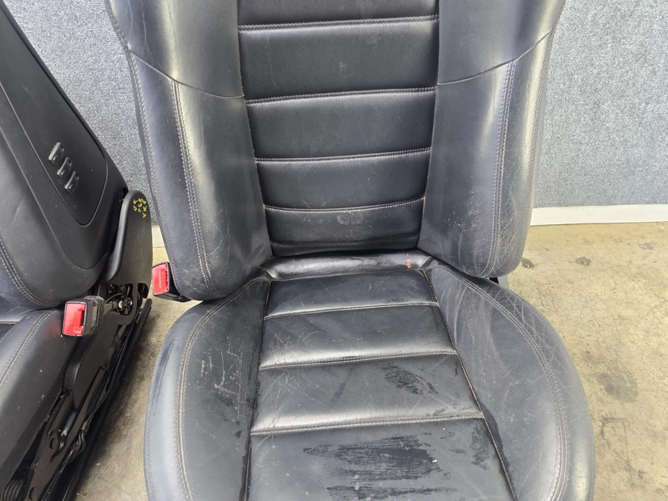 Mercedes W204 C63 Front Seats Amg Seat Leather Black oem - Image 4 of 4
