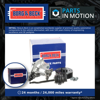 Water Pump fits BMW 530 G30 2.0 17 to 23 Coolant B&B 11517644810 Quality New